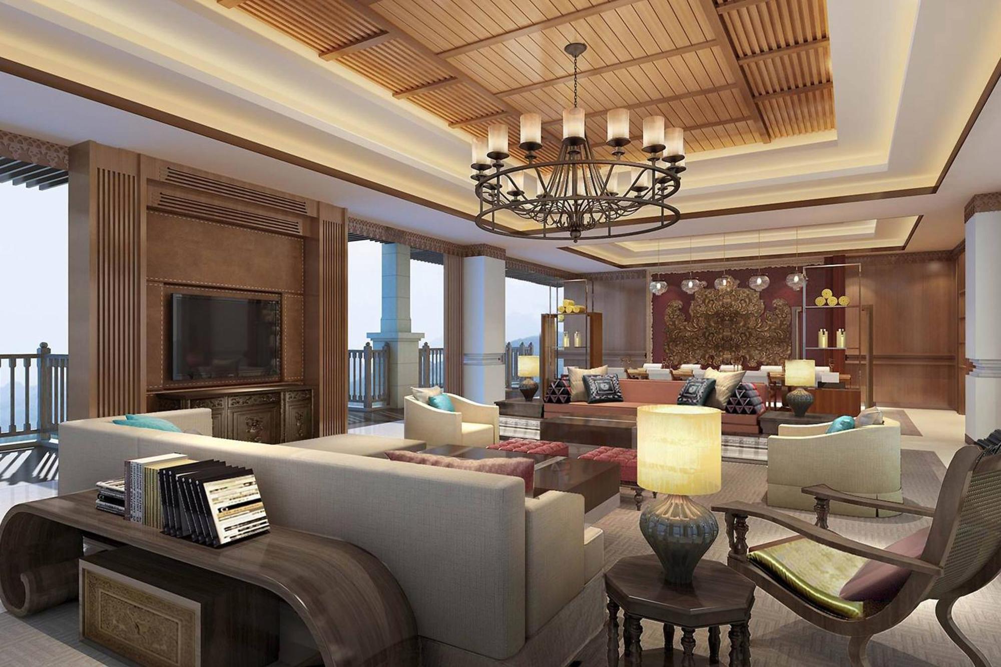 Sheraton Grand Xishuangbanna Hotel Jinghong Exterior foto